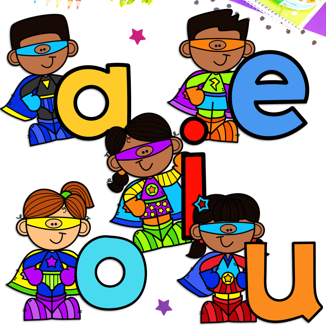 Vocales superhéroe