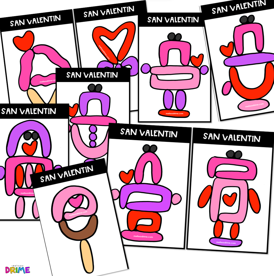Jugando con plastilina|San valentin