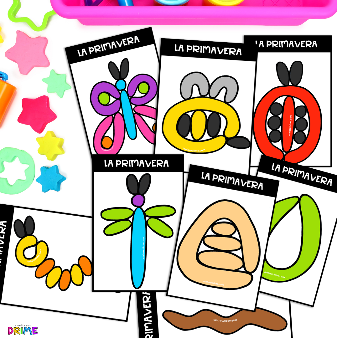 Jugando con plastilina|Primavera