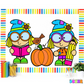 Decoración otoño | Espantapájaros escolar