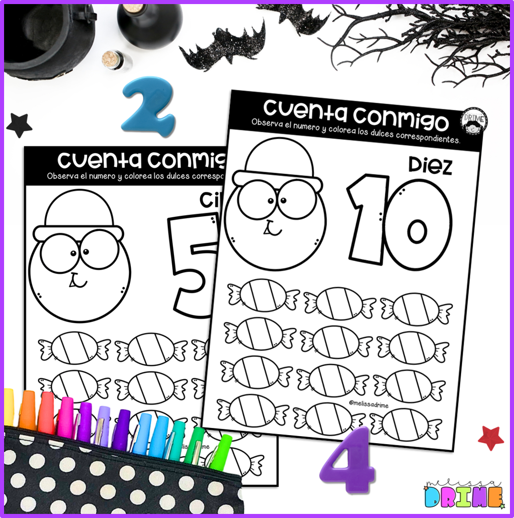 Cuenta conmigo 1-10 Halloween