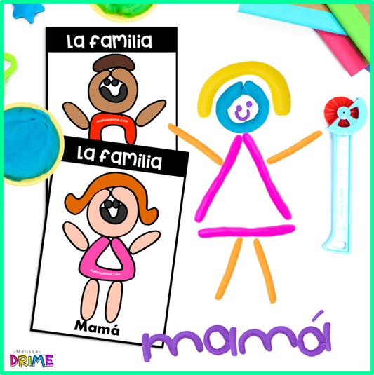 Jugando con plastilina | La familia