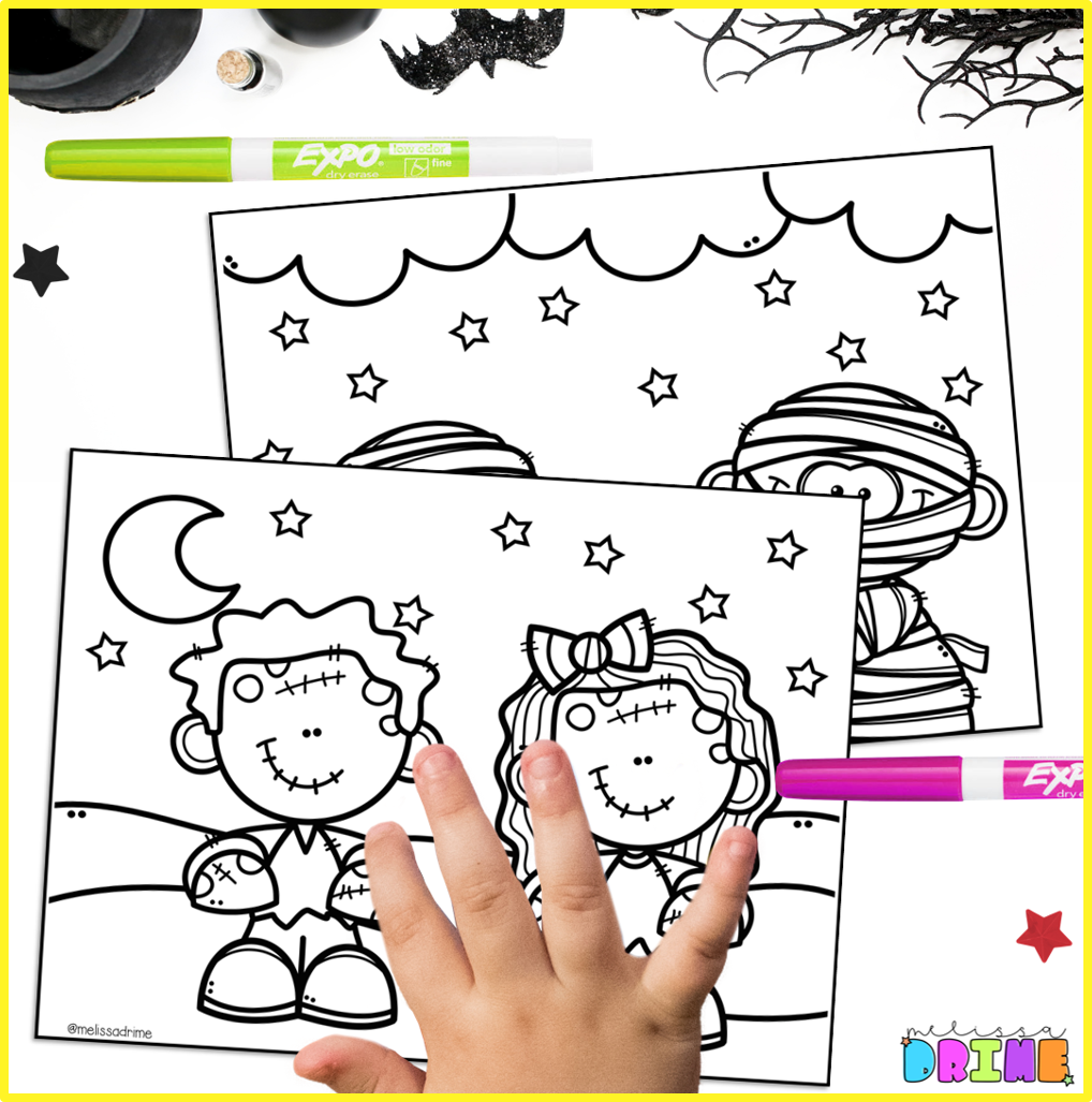 Halloween para colorear