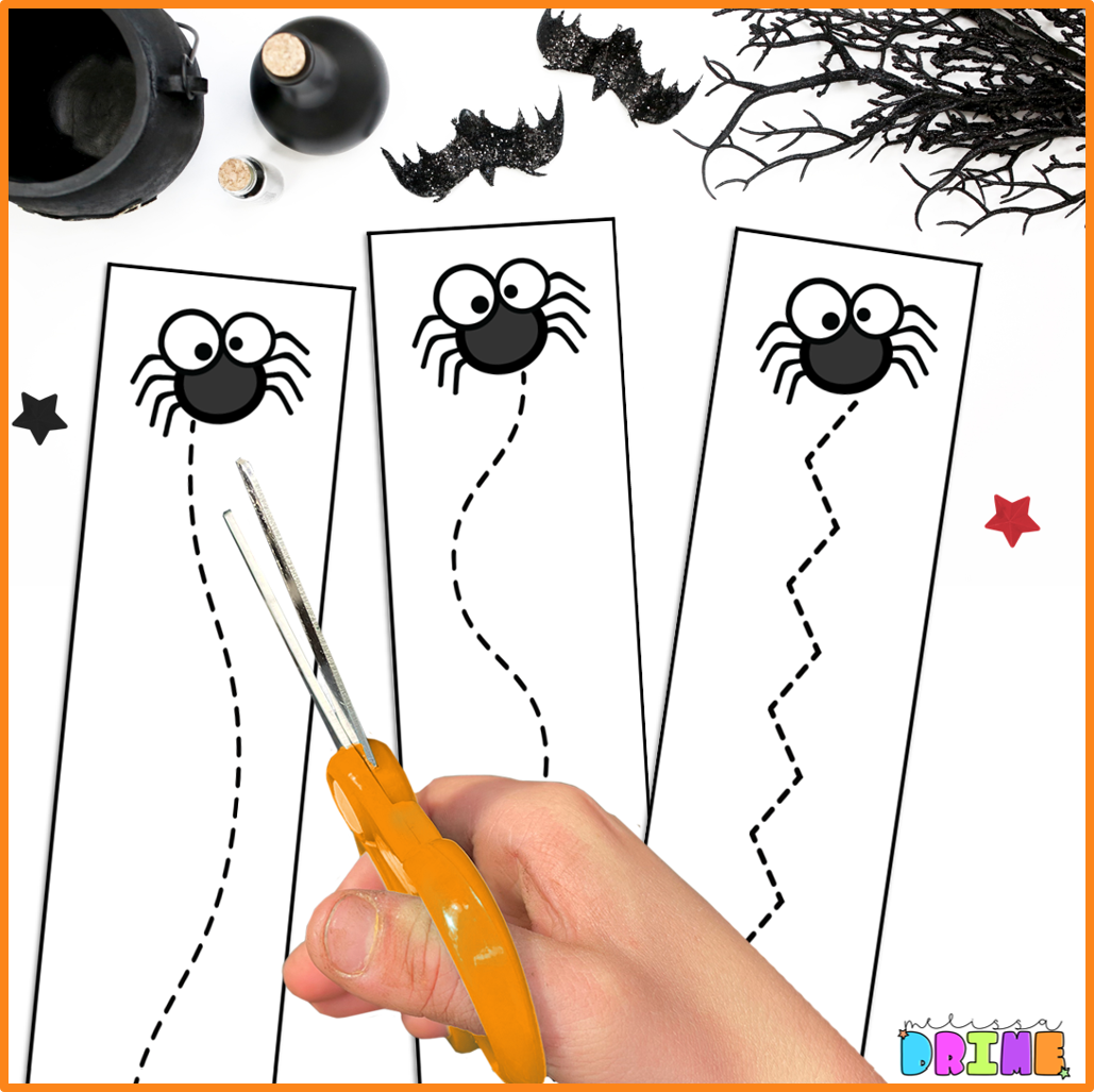 Araña trazo Halloween
